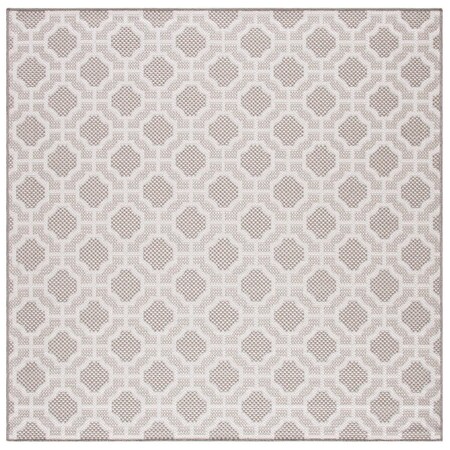Safavieh 6 ft. -7 in. x 6 ft. -7 in. Lakeside 200 Square Rug - Beige & Taupe LAK247B-7SQ